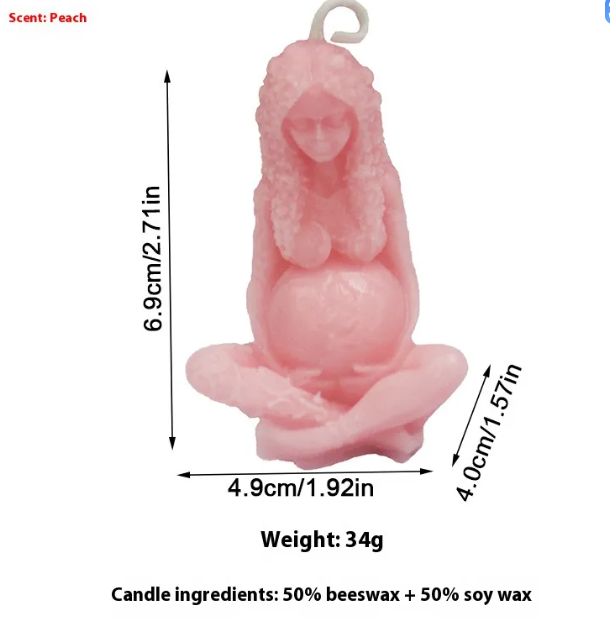 European Style Gaia Mother Earth Scented Candle