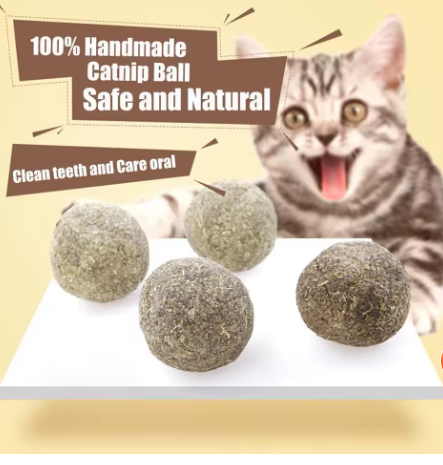 8 x Catnip Wall Balls