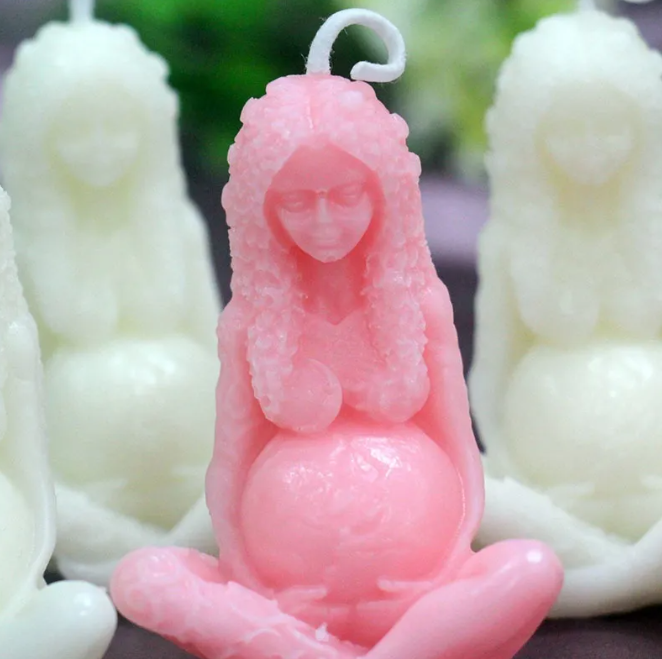 European Style Gaia Mother Earth Scented Candle