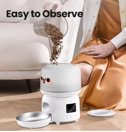 ROJECO Smart Pet Feeder 3L – Automatic WiFi Feeder for Cats and Dogs