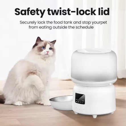 ROJECO Smart Pet Feeder 3L – Automatic WiFi Feeder for Cats and Dogs