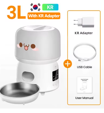 ROJECO Smart Pet Feeder 3L – Automatic WiFi Feeder for Cats and Dogs