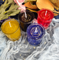 Wishing Ceremony Candle – Prayer Glass Crystal with Three Eight-pointed Stars