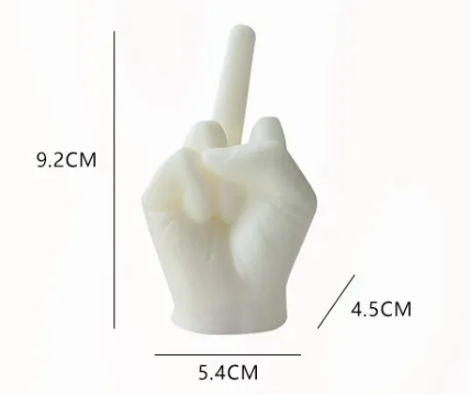 Middle Finger Scented Candle – Handmade, Personalized
