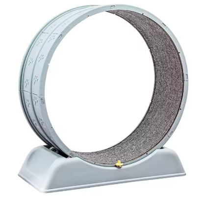 Cat Treadmill Wheel – Silent Exercise Toy with Anti-Pinch Design & Climbing Frame