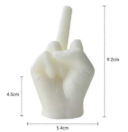 Middle Finger Scented Candle – Handmade, Personalized
