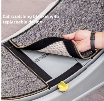 Cat Treadmill Wheel – Silent Exercise Toy with Anti-Pinch Design & Climbing Frame